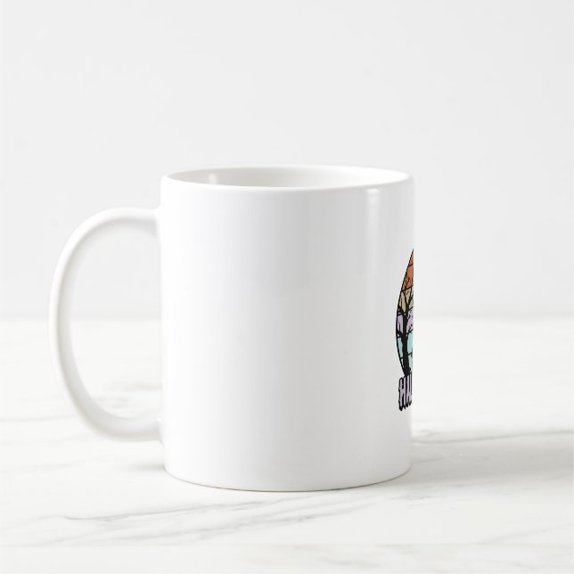 Mug Conception de chemise de maison hantée Halloween v (Gauche)