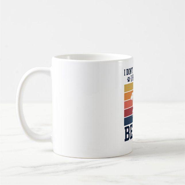 Mug Conception de chemise de thérapie pour chien Beagl (Gauche)