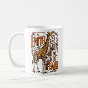 Mug Conception de chemise inspirante vintage girafe Fa