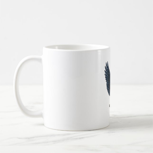 Mug Conception de chemise vectorielle aigle patriotiqu (Gauche)
