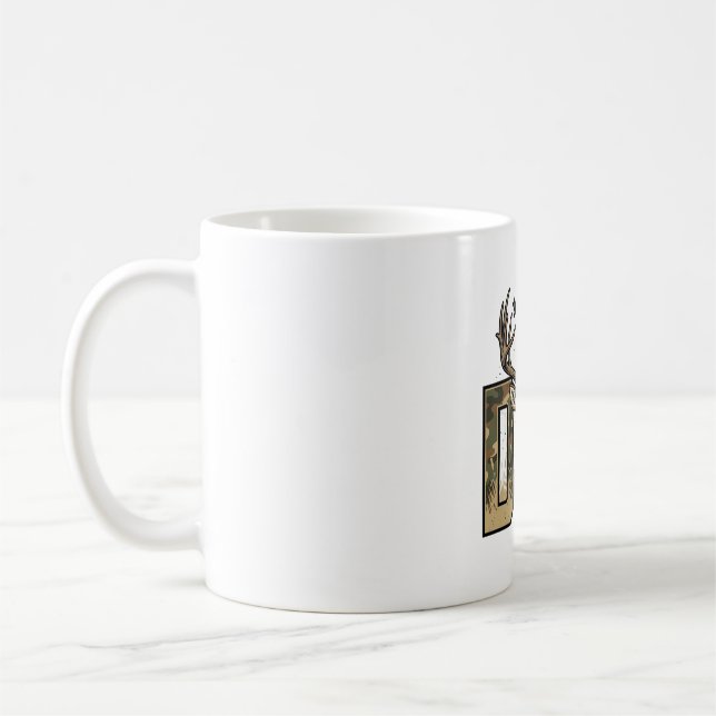 Mug Conception de chemise vectorielle Camo Buck pour l (Gauche)