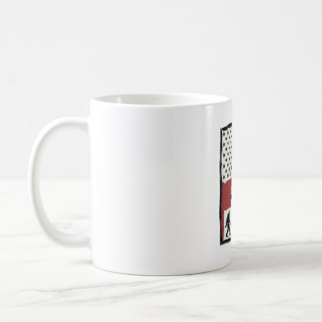 Mug Conception de chemise vectorielle de drapeau de cr (Gauche)