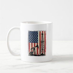 Mug Conception de chemise vectorielle du drapeau améri