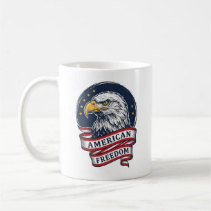 Mug Conception de chemise vectorielle ruban patriotiqu