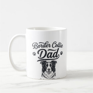 Mug Conception de chemise vintage Border Collie Papa L