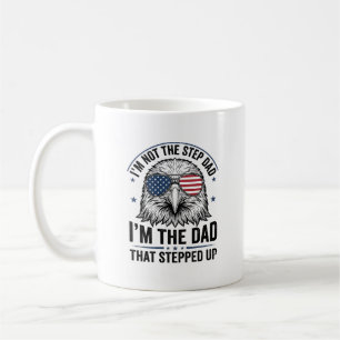 Mug Conception de chemise vintage d'aigle de beau-père