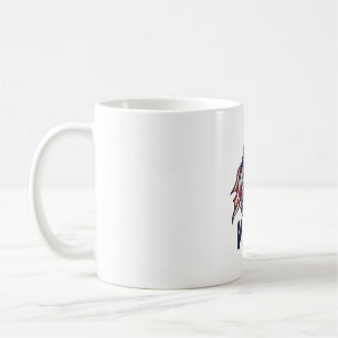 Mug Conception de chemise Vintage Patriotic Eagle Meri