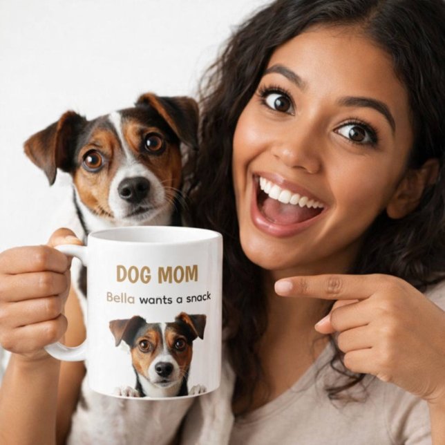 Mug Conception de citation de café pour maman de chien (Créateur téléchargé)