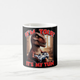 Mug Conception de citation de joueur de T-Rex drôle