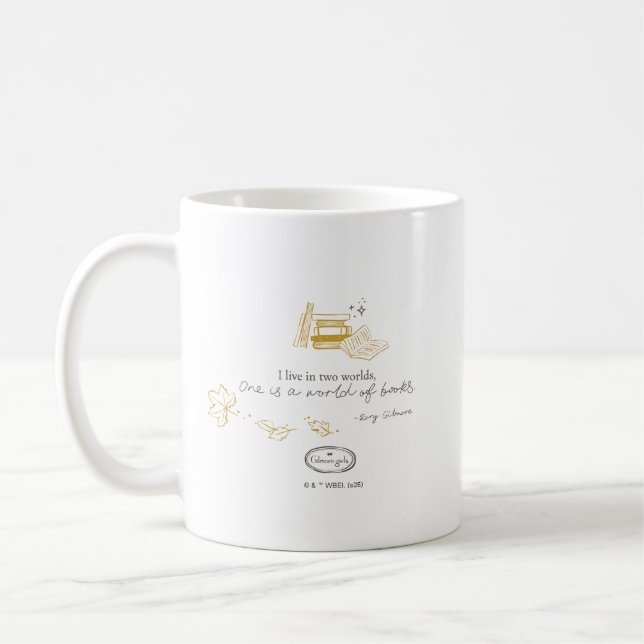 Mug Conception de citation de livre de Rory Gilmore Gi (Gauche)