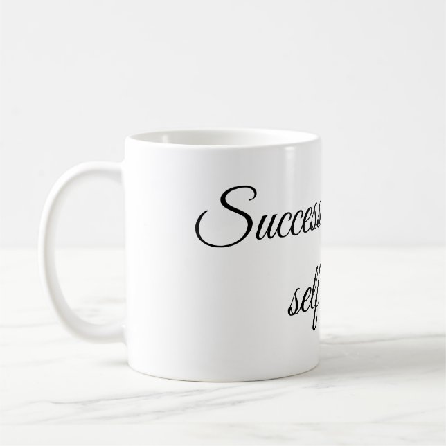 Mug Conception de citation de motivation inspirante (Gauche)