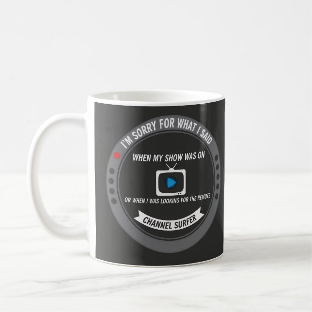 Mug Conception de citation sarcastique drôle de Surfeu (Gauche)