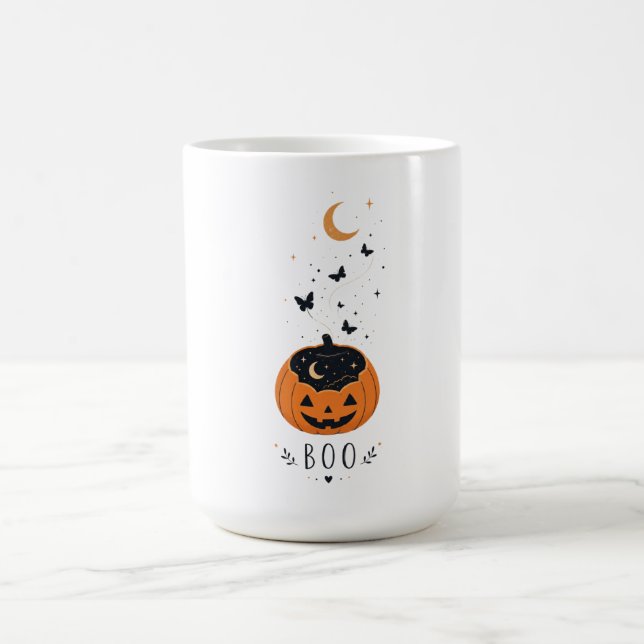 Mug Conception de citrouille de la saison effrayante H (Centre)