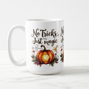Mug Conception de citrouille d'Halloween Pas de tours,