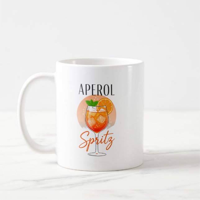 Mug Conception de cocktail Aperol Spritz (Gauche)