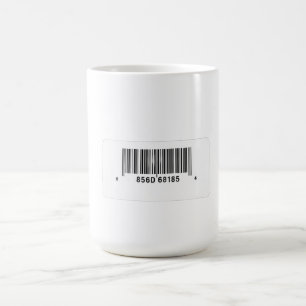 Mug Conception de code-barres minimaliste