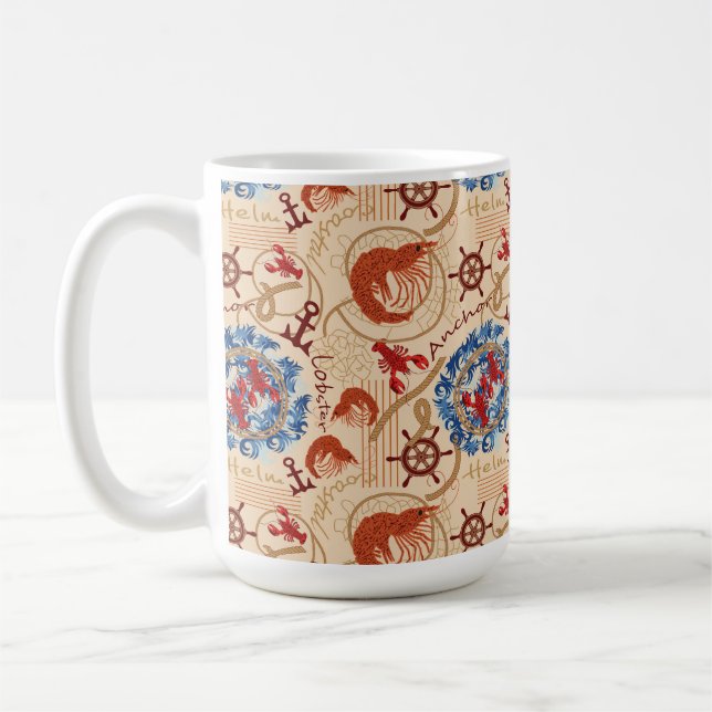 Mug Conception de coeur Crustacé (Gauche)