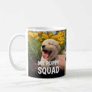 Mug Conception de collage photo de Meute de Chiots Per