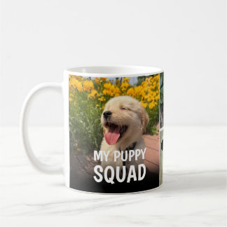 Mug Conception de collage photo de Meute de Chiots Per