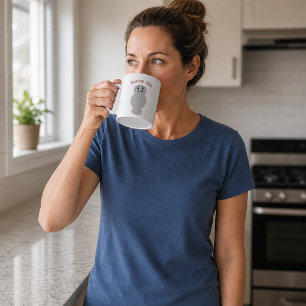 Mug Conception de conservation du lamantin triste qui