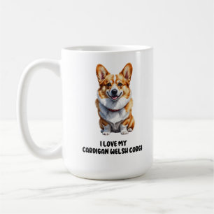 Mug Conception de Corgi gallois Cardigan
