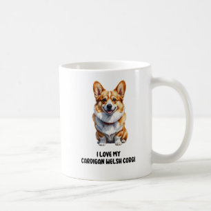 Mug Conception de Corgi gallois Cardigan