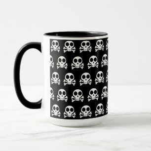 Mug Conception de crâne de pirate