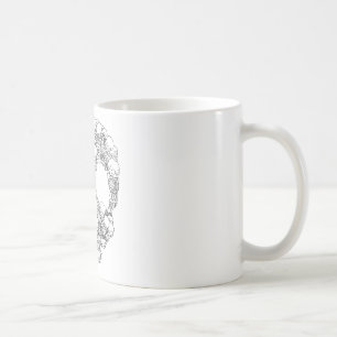 Mug Conception de crâne - pyramide des crânes