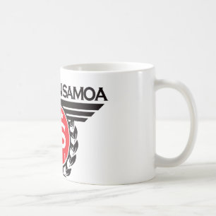 Mug Conception de crête des Samoa américaines