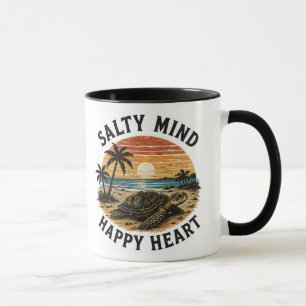 Mug Conception de design artistique de tortue marine a