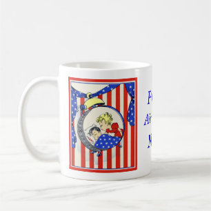 Mug conception de design d'impression vintage de maman