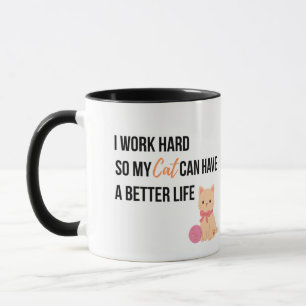 Mug Conception de design esthétique pour maman de chat
