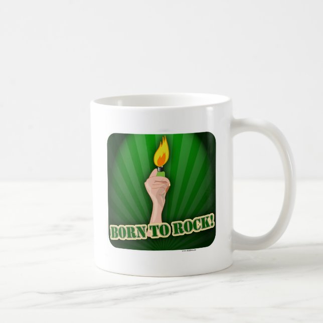 Mug Conception de dessin animé de briquet de concert n (Droite)