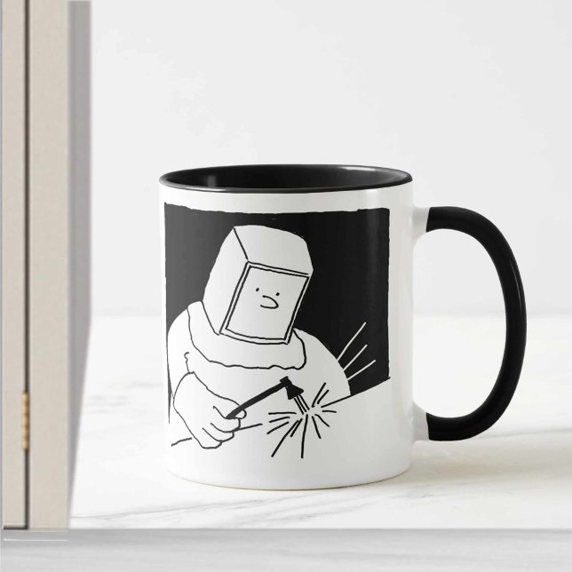 Mug Conception de dessin de soudage et de fabrication (Créateur téléchargé)