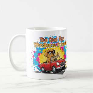 Mug Conception de dessin trop Cool pour chien