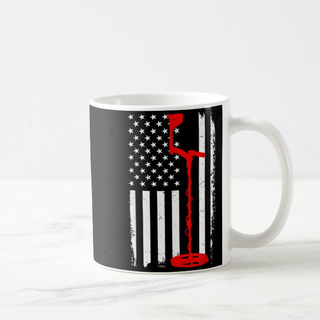 Mug Conception de détection de métal drôle pour hommes (Droite)