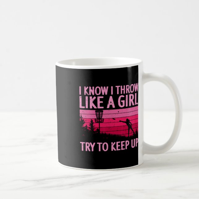 Mug Conception de disque de golf cool pour femmes Fill (Droite)