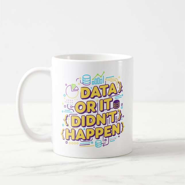 Mug Conception de données scientifiques - Données ou c (Gauche)