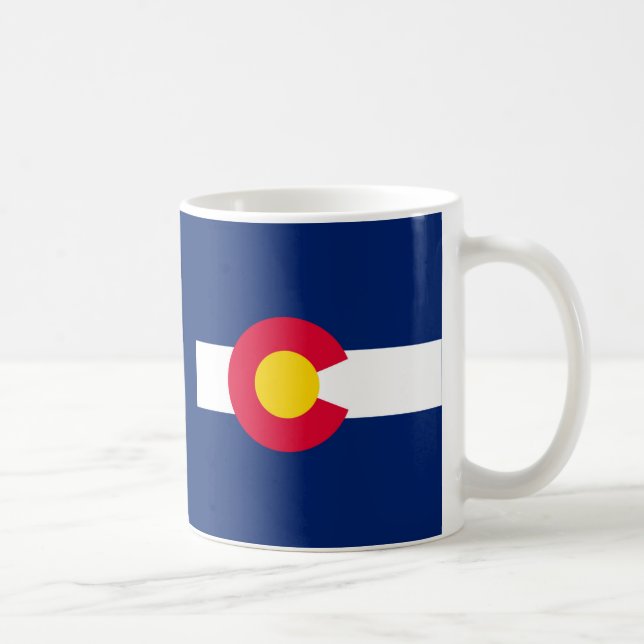 Mug Conception de drapeau d'état du Colorado (Droite)
