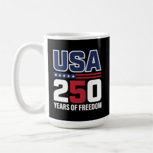 Mug Conception de drapeau patriotique USA 250 ans de l