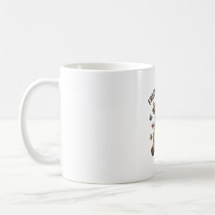 Mug Conception de faire-part de bébé veau des Highland