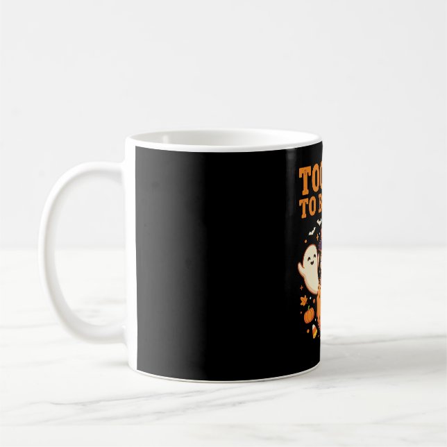 Mug Conception de fantôme de citrouille de hamster de  (Gauche)