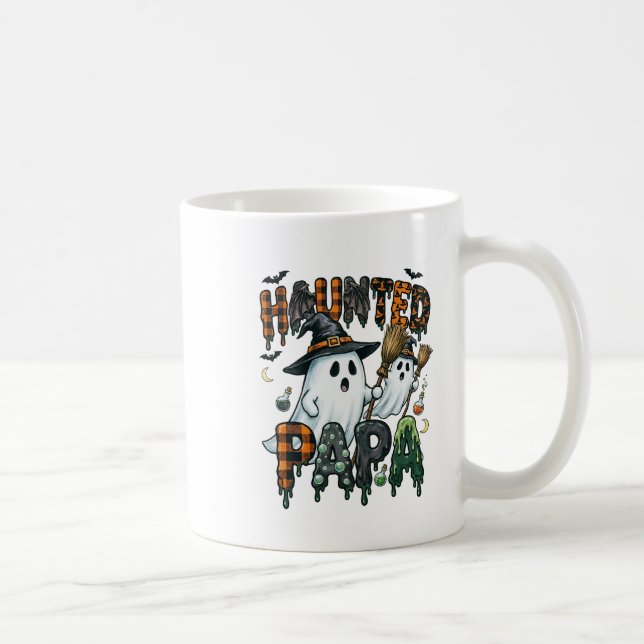Mug Conception de fantôme de papa hanté Halloween (Droite)