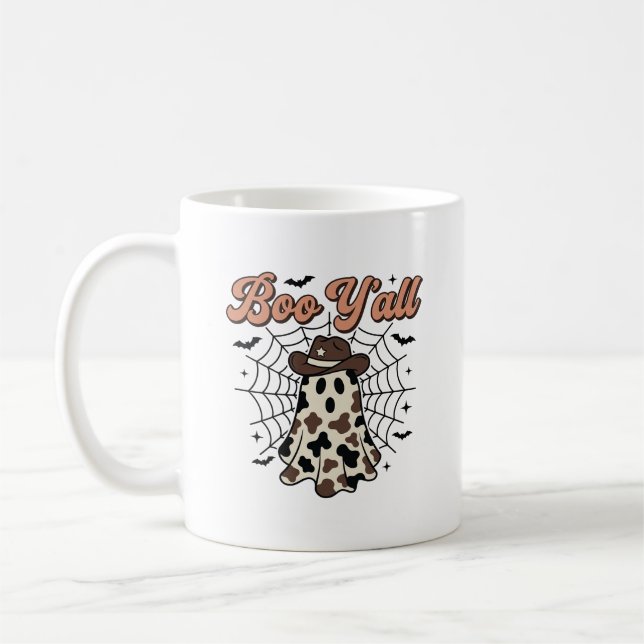 Mug Conception de fantôme occidental Halloween Boo Yal (Gauche)