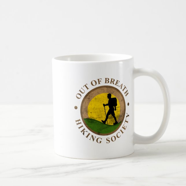 Mug Conception de fête de randonnée amusante  (Droite)