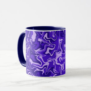 Mug Conception de fluide abstrait dans des nuances de