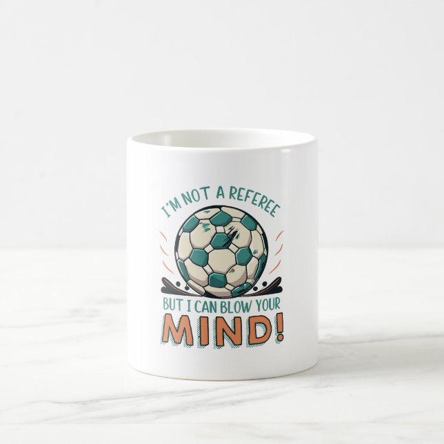 Mug Conception de football drôle (Centre)