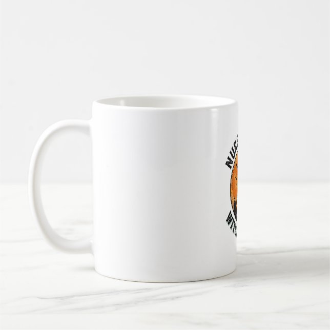 Mug Conception de garde décalée effrayante de Hallowee (Gauche)