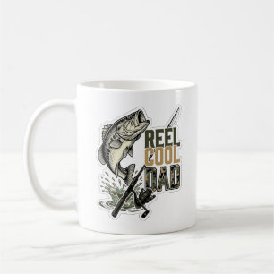 Mug Conception de gravure vintage de pêche à la basse 