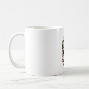 Mug Conception de gravure vintage Halloween squelette
